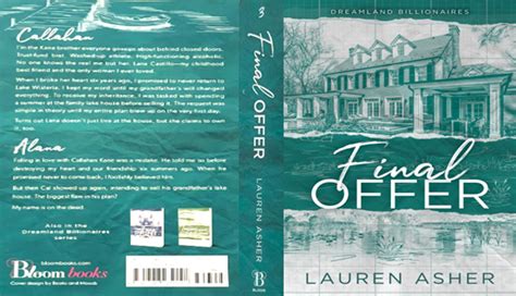 final offer lauren asher mini books book cover diy book cover