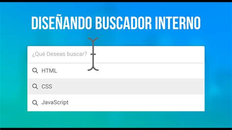 Dise Ando Buscador Interno Para Tu Web Html Css Js Magtimuspro