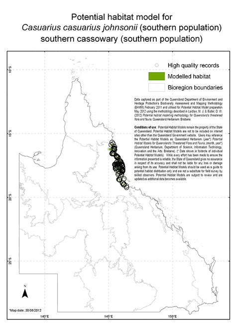 Species Profile—casuarius Casuarius Southern Population Southern Cassowary Southern