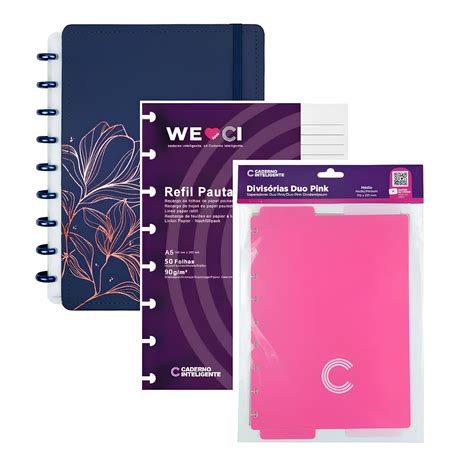 Kit Caderno Inteligente Bt Dream A Refil Pautado G A