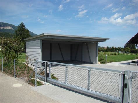 Doppel Carport Mit Vordach Baumberger Bau Ag