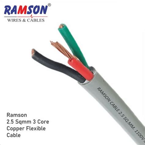 2 5 Sq Mm X 3 Core Copper Flexible Cable Insulation Material Pvc At