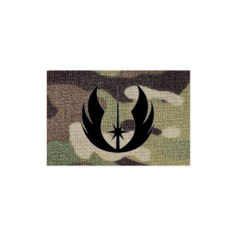 3" x 2" Laser Cut Jedi Order Flag – PatchPanel