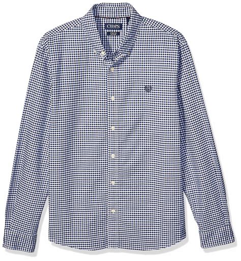 Chaps Mens Long Sleeve Stretch Oxford Button Down Shirt Shopstyle