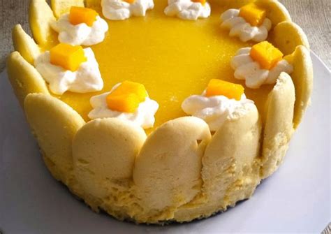 Resep Mango Charlotte Cake Oleh Devalesha Kitchen Cookpad