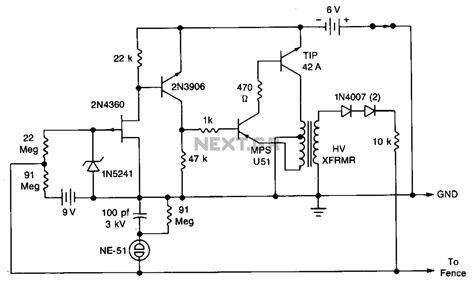 Electric Fence Circuit Diagram V Pdf Electric Fence Circuit Control