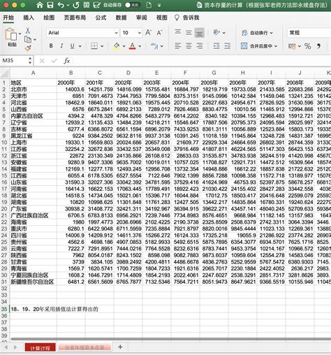 2020 2000年全国30省份各省资本存量数据excel数据计算过程stata代码程序永续盘存法 经管文库（原现金交易版） 经管