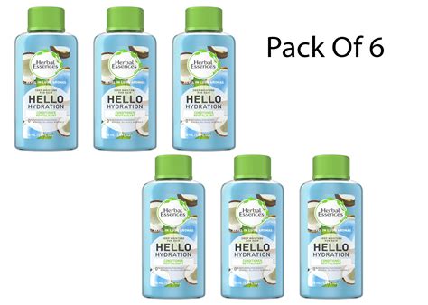 Herbal Essences Hello Hydration Conditioner Deep Moisture For Hair 14 Fl Oz Pack Of 6