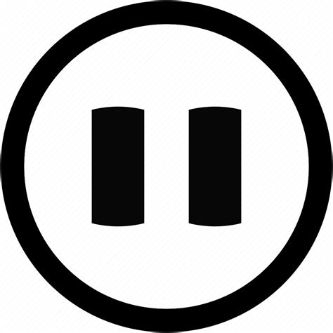 arrow pause icon   iconfinder  iconfinder