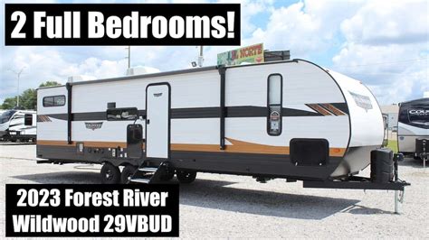 Two Bedroom Travel Trailer 2023 Forest River Wildwood 29VBUD Modern