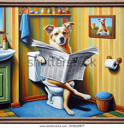 Very Detailed Oil Painting Dog Sitting AI-generated image 2458220877 ...