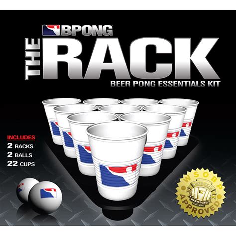 Beer Pong Kit Racks Cups And Balls Official Kita01 Bpong