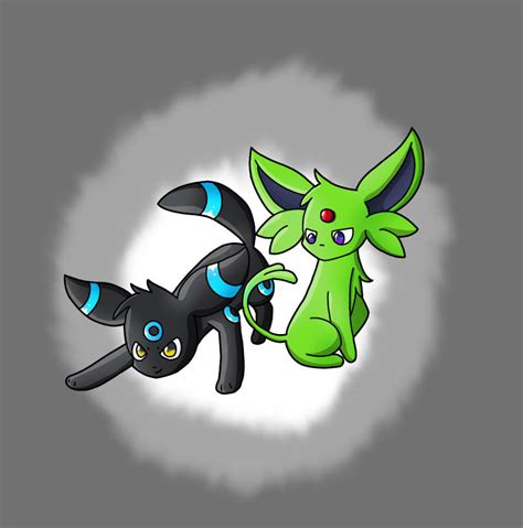 Shiny Espeon and Umbreon Challenge!!! by LunArticFoxx on DeviantArt