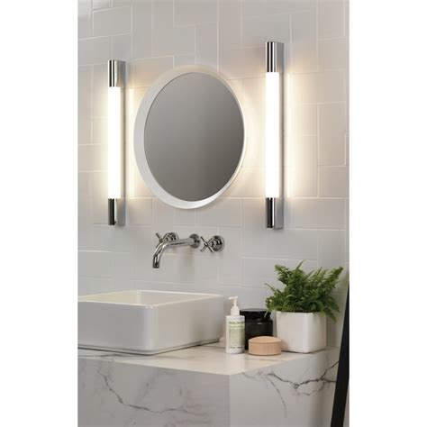 Astro Lighting Bathroom Led Wall Light In Polished Chrome Finish Palermo Led 1084021 Lighting