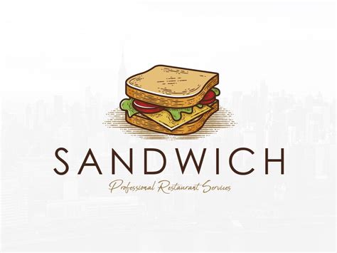 Big Sandwich Mini Sandwiches Sandwich Shops Food Logo Design Bakery