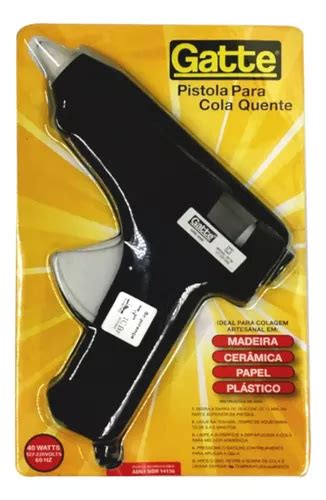 Pistola Encoladora Gatte Pistola De Cola Quente Grande W Bivolt