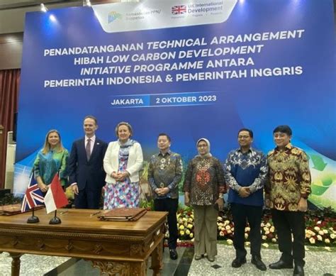 Inggris Beri Dana Hibah Rp514 Miliar Dukung Pembangunan Rendah Karbon