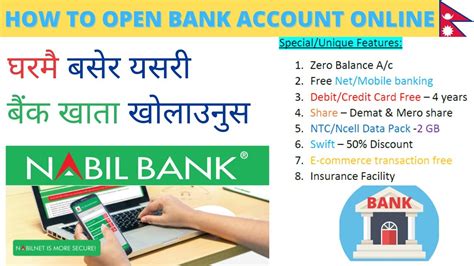 How To Open Bank Account In Nepal Online Nabil Zero Balance Account