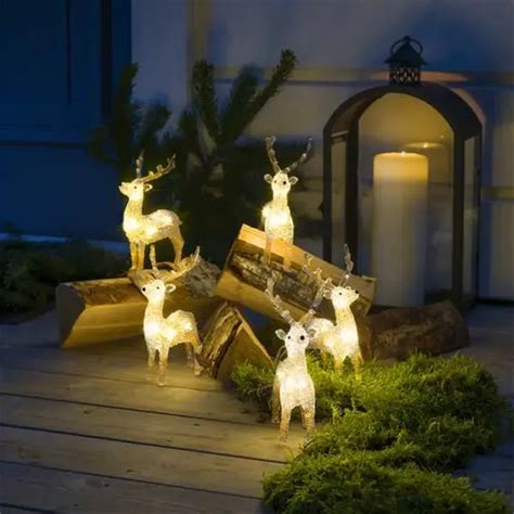 Led Reindeer Set Outdoor Christmas Decoration Fantasy Christmas Lights