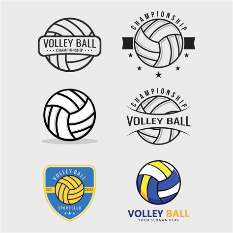 Vector Volleyball Logo Template 23959855 Vector Art at Vecteezy