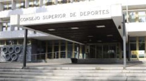 El Consejo Superior De Deportes Remite Al Tribunal Administrativo Del