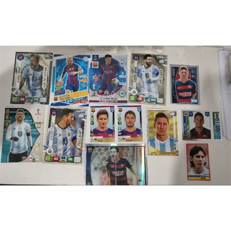 Lote Figurinhas E Cards Messi Shopee Brasil