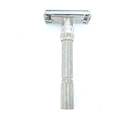 Vintage Gillette Slim Adjustable Safety Razor H Ebay