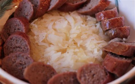 Grilled Bratwurst and Sauerkraut - Jen Yocum