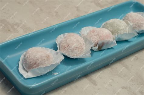 Premium Photo Mochi Is A Japanese Rice Cake Made Of Mochigome A Short Grain Japonica