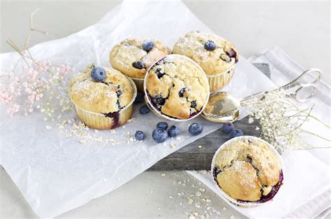 Blaubeer Joghurt Muffins Tipps Zum Gesunden Backen NaturallyGood