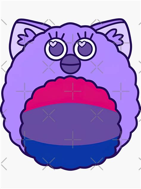 Bisexual Pride Flag Furby Pride Lgbtq Sticker For Sale By Miciareter