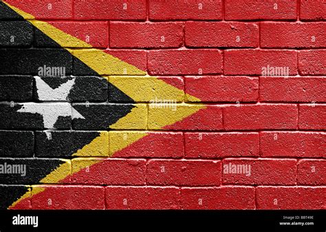 Flag Of East Timor Stock Photo Alamy