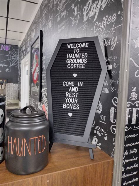 Menu At Haunted Grounds Coffee Pembroke 56 W Bacon St