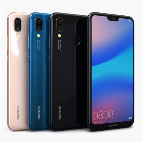 Huawei P20 Lite 3d Models For Download Turbosquid