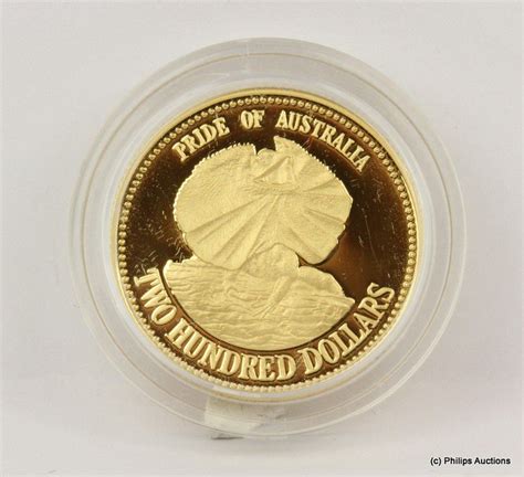 Australian Gold Proof Coin With Queen Elizabeth Coins