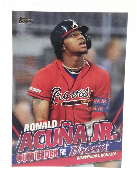 2020 Topps Update Ronald Acuna Jr Highlights TRA 1 Atlanta Braves