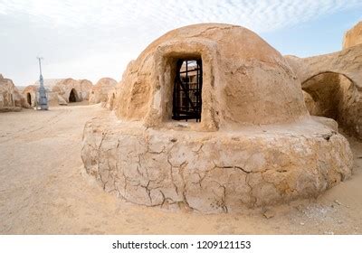 Tatooine Planet Landscape Abandoned Sets Shooting Stock Photo ...