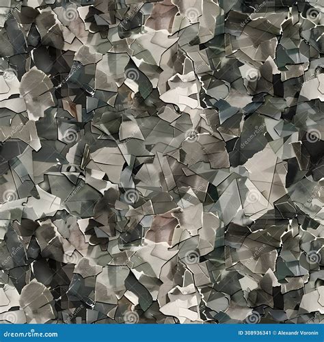 Unique Desert Camouflage: Uninterrupted Pattern for Dry-Themed Design