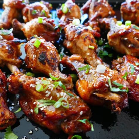 Easy Instant Pot Teriyaki Chicken Wings Paint The Kitchen Red