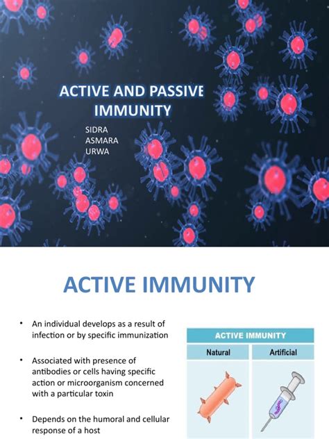 Active And Passive Immunity Pdf