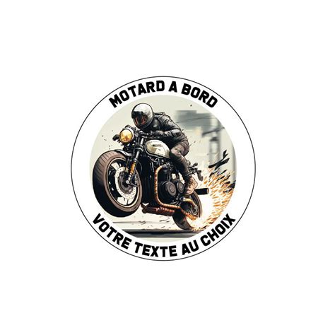 Sticker motard à bord roadster G1