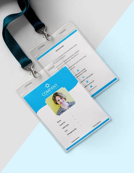 31 Blank Id Card Templates Psd Ai Vector Eps Doc