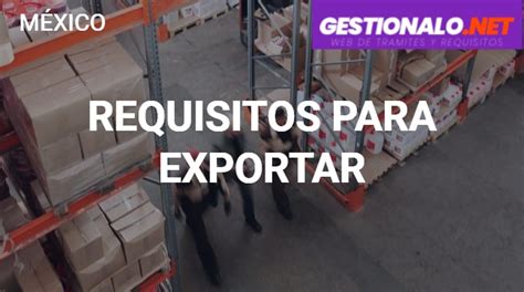 Requisitos para Exportar Documentos Tipos y MÁS