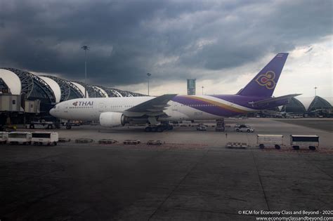 Thai Airways Boeing 777 200ER At Bangkok Suvarnabhumi Airport Image