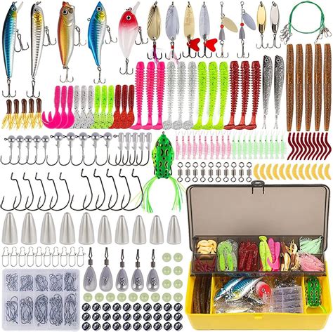 Amazon Winshall Fishing Lures Baits Tackle Kit 302pcs Fishing