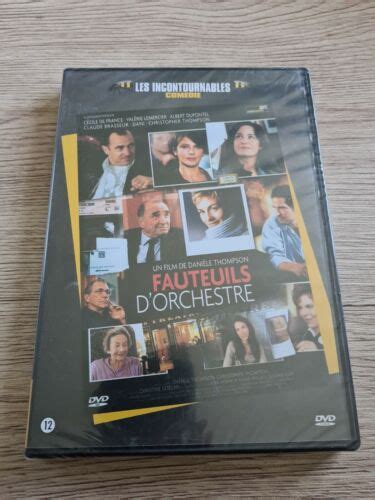 DVD FAUTEUILS D ORCHESTRE NEUF SOUS BLISTER LEMERCIER BRASSEUR DUPONTEL