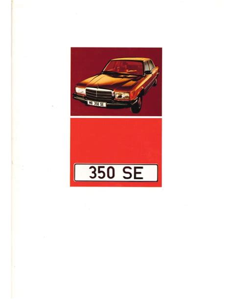 1972 Mercedes Benz S Class Brochure German