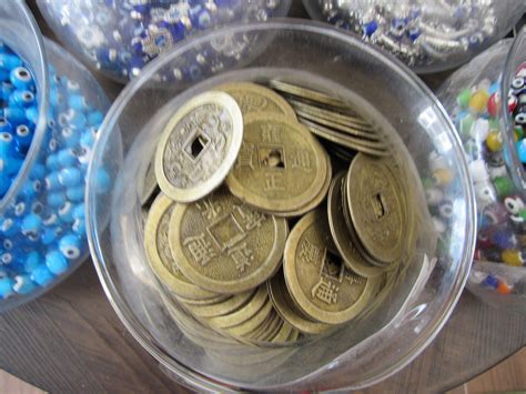 Lucky Chinese Feng Shui Coins Large | Knight Light Candle Co