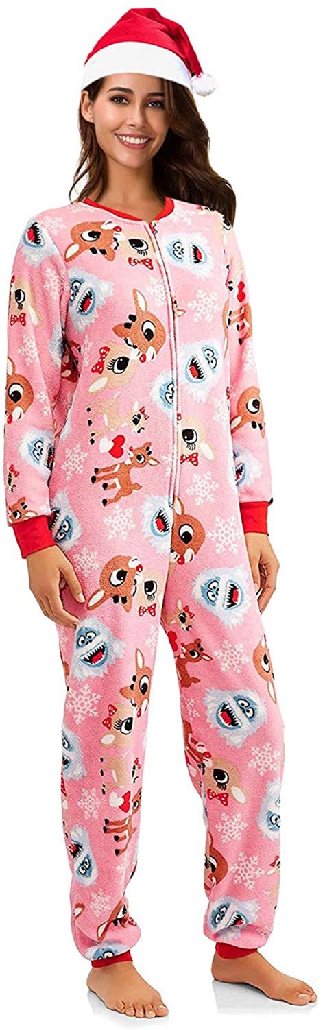 Mjc Mjc Womens Christmas Pajama Set Rudolph The Red Nose Reindeer