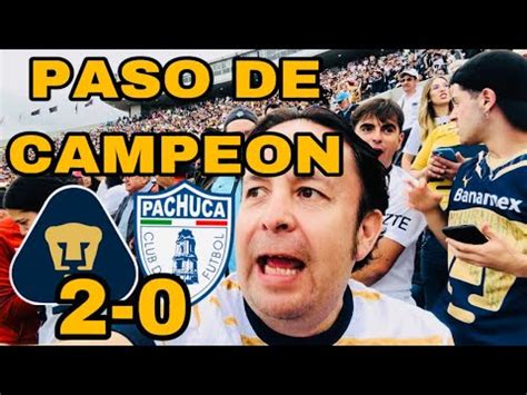 IMPARABLES COLOR PUMAS VS PACHUCA REACCIONES YouTube